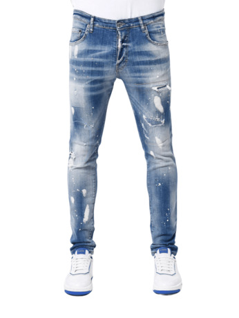 MB SKINNY BLUEJEANS WHITE