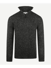 Zip Mock Fishermans Sweater