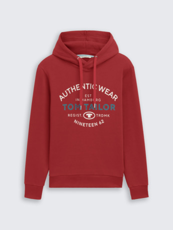 Basic sweatshirt met capuchon