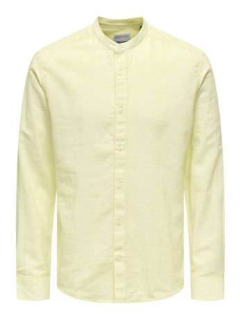 Slim Fit China Kraag Lange Mouwen (L/M) Heren