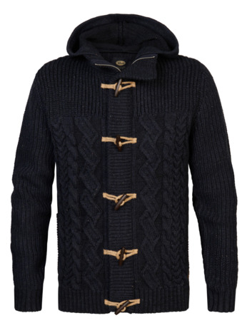 Men Knitwear Hooded Cardigan
