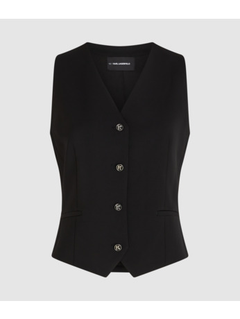 K BUTTON TAILORED GILET