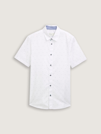 Shirt met korte mouwen en patroon