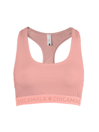 Dames racerback effen Pastelc