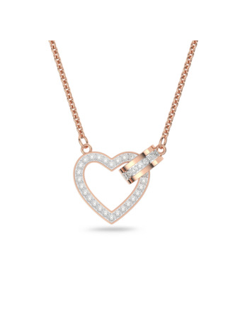 Lovely Necklace Rose Gold shiny Crystal