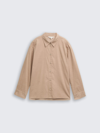 Oversized blouse van corduroy