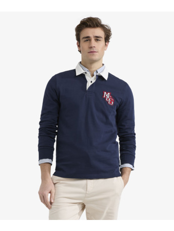 Solid rugby 100% Cotton Heren