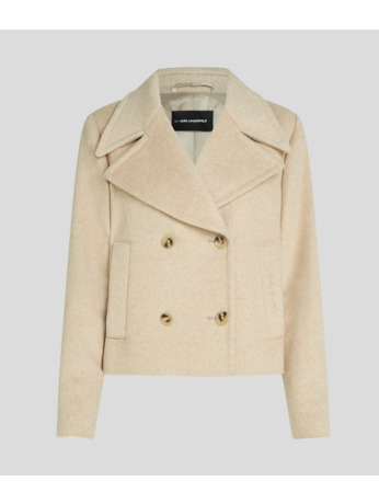 WOOL BLEND PEACOAT