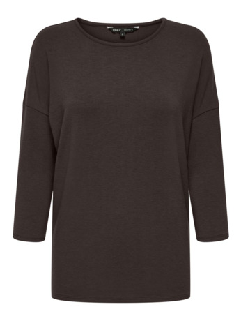 Loose Fit O-Neck 3/4 Sleeves (3/4) Top met ronde hals en 3/4 mouwen voor dagelijks comfort