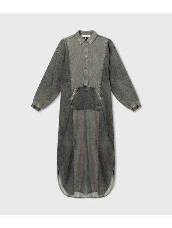 10DAYS Dames jurk Billie dress jog denim katoenmix