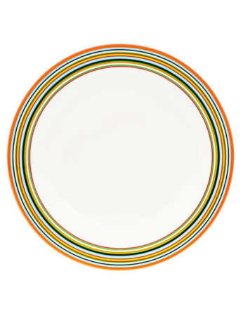 Origo plate flat 26cm orange
