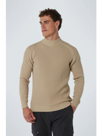 No Excess Trui Turtle Gebreid Beige