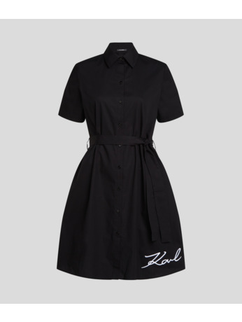 SIGNATURE EDGE POPLIN DRESS