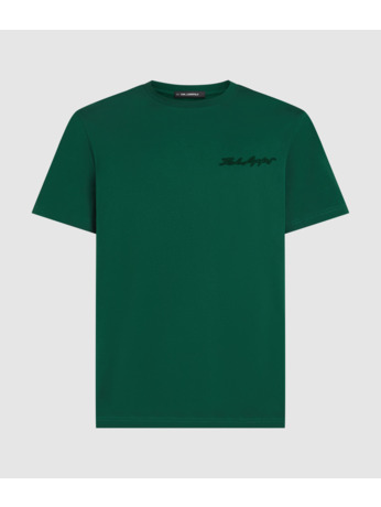 SGNTR FLOCK PRINT T-SHIRT