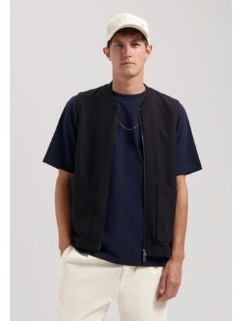 Dstrezzed Heren Mouwloos Gilet Zwart Nils