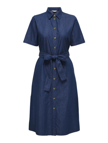 Regular Fit Shirt Collar Short Sleeves (S/S) Comfortabele jurk met overhemdkraag en korte mouwen voor een casual zomerstijl