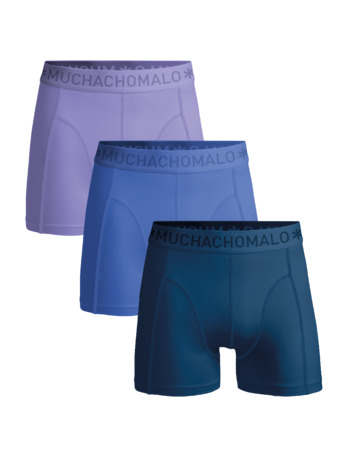 Heren 3-Pack Boxershorts Effen Blue