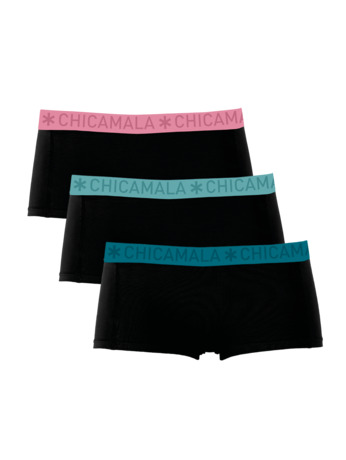 Meisjes 3-pack Boxer Shorts Effen