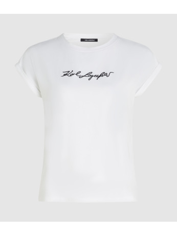 SLEEVELESS SIGNATURE T-SHIRT