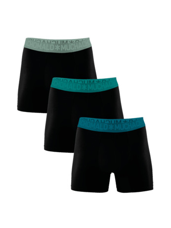 Heren 3-Pack Bamboe Boxershorts Effen