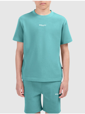 Junior Wafel Borduur T-shirt 100% Katoen