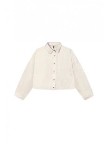 10DAYS Dames cropped smoking blouse blouse katoen