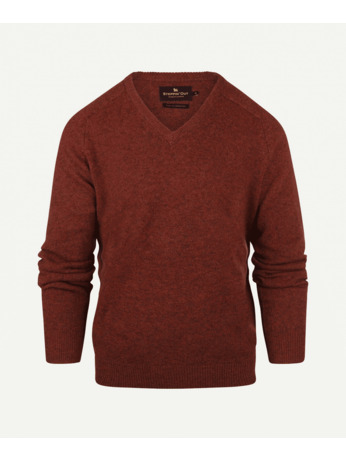 Lambswool V- neck Sweater