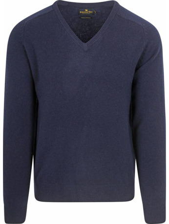 Steppin' Out Trui V-hals Lamswol Navy