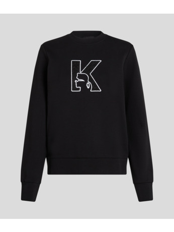 K LOGO BOUCLE SWEATSHIRT