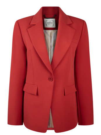 Aaiko Dames Blazer Lava Red Viscose Elastaan