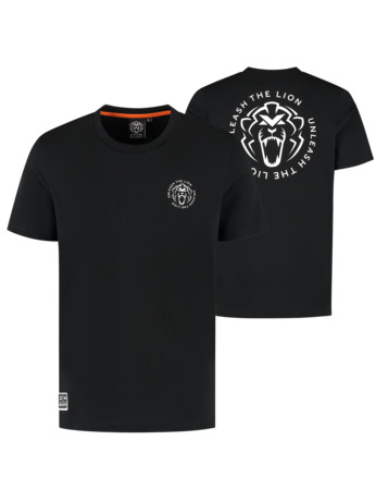 T-Shirt - Zwart - Unleash The Lion