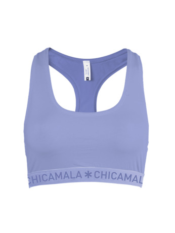 Dames racerback 1-pack Effen Purple