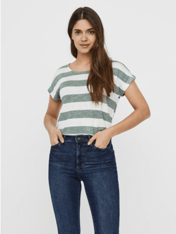 VMWIDE STRIPE S/L TOP NOOS