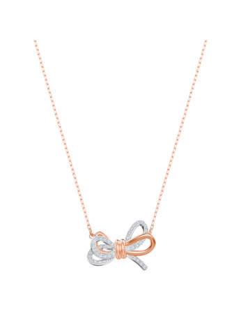 Lifelong Bow Pendant Medium Mixed Plating Crystal