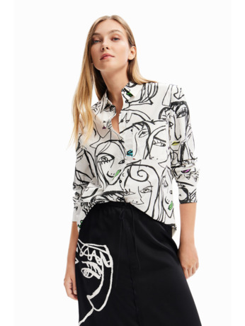 VERONA SHIRT MET LANGE MOUWEN