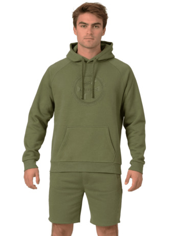 Mannen hoodie leger