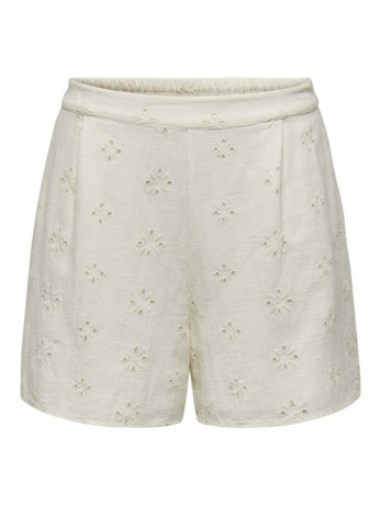 Regular Fit Geborduurde katoenen shorts