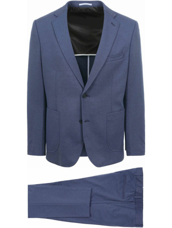 Suitable Jersey Suit Kobaltblauw
