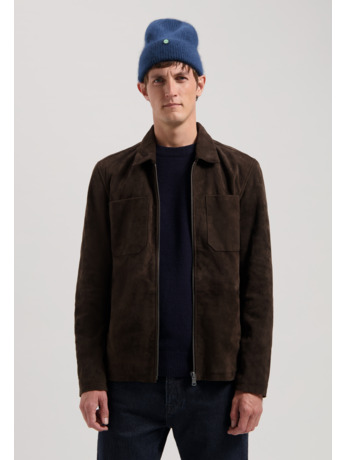 Dstrezzed Heren Suede Hybride Shirt Beige Aiden