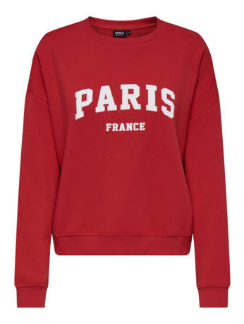 Loose Fit O-Neck Long Sleeves (L/S) Sweatshirt met print