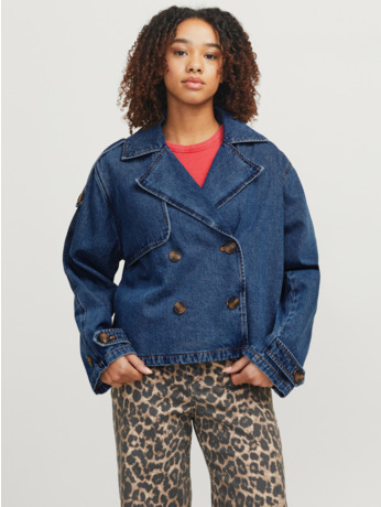 JXCARLIE SHORT LS DENIM TRENCHCOA D