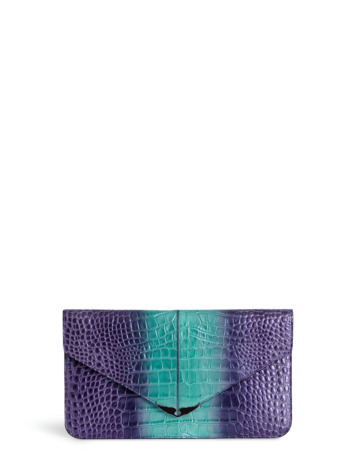 BORDERLINE POUCH METAL EMBOSSE