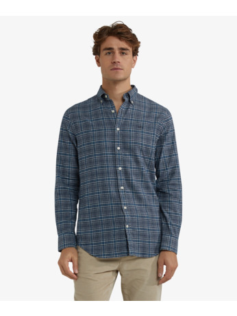 Flannel Twill Check Shirt 100% Cotton Heren