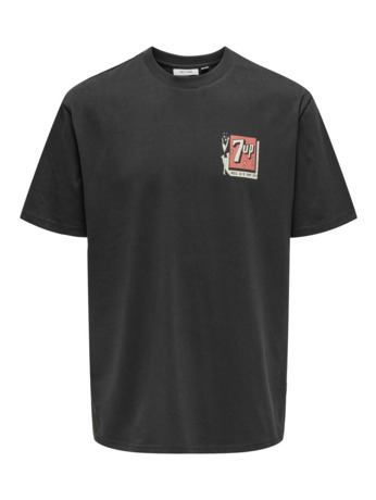 Relaxed Fit O-Hals Korte Mouwen (K/M) Heren