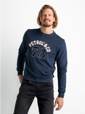 Men Sweater Round Neck Print