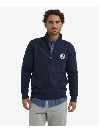 Zip Thru Sweatshirt 100% Cotton Heren