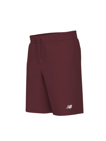 New Balance Heren Sport Korte Broek Rood French Terry