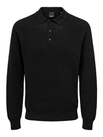 Regular Fit Polo Long Sleeves (L/S) Gebreide trui met lange mouwen en normale pasvorm