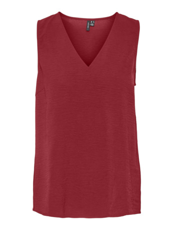 VMALVA S/L V-NECK TOP WVN NOOS