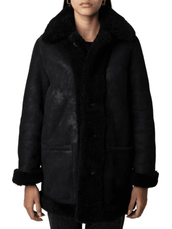 MAGDAS SHEARLING MANTEAU REVER